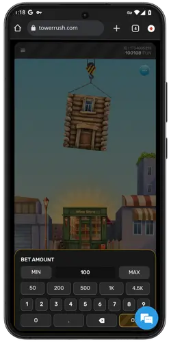 Tower Rush Betting Settings